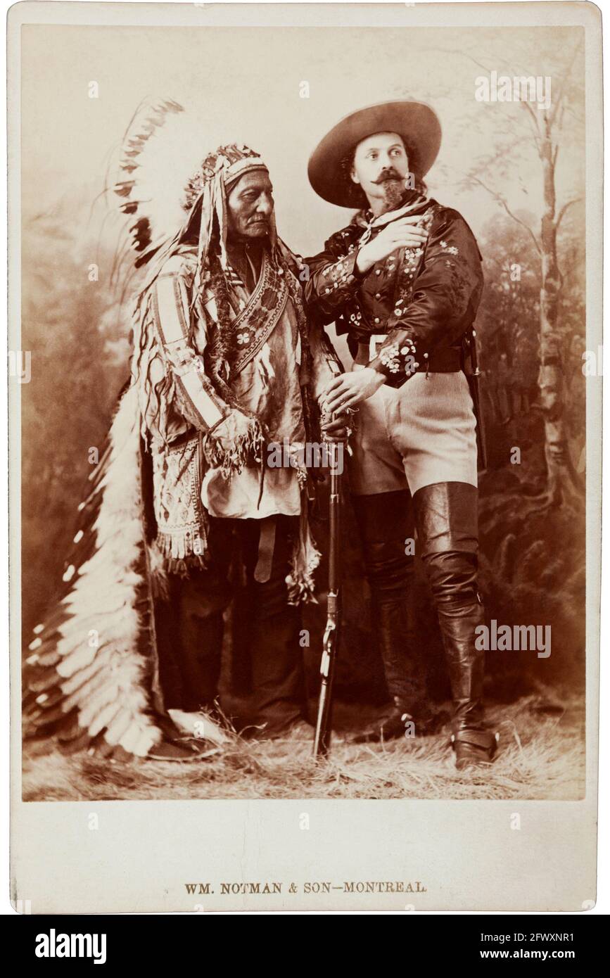 Buffalo bill wild west show Ausgeschnittene Stockfotos und bilder Alamy