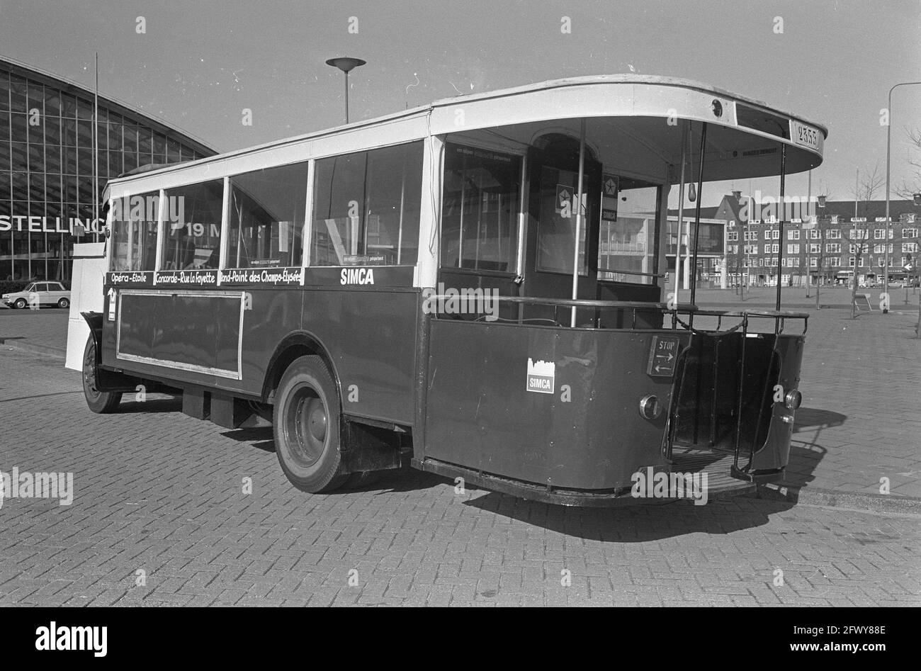 Alter französischer Autobus, 1. März 1967, Autobusse, Niederlande, 20. Jahrhundert Presseagentur Foto, Nachrichten zu erinnern, Dokumentarfilm, historische Fotografie 19 Stockfoto