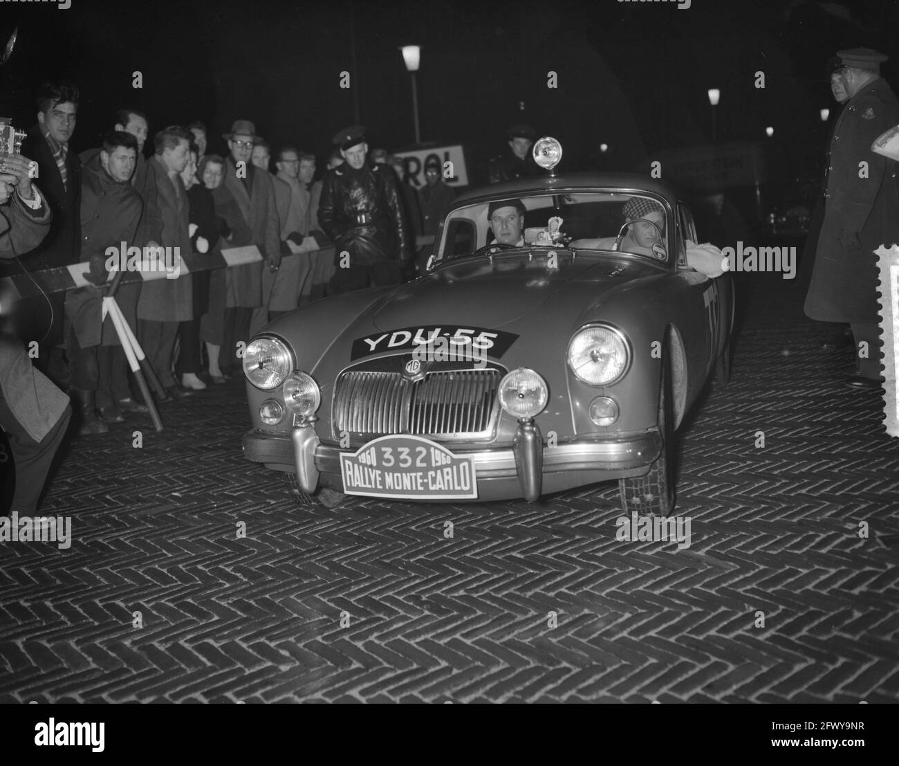 a Ford Zephir at 1960 Rallye du Monte-Carlo- Rally Car Photo Print