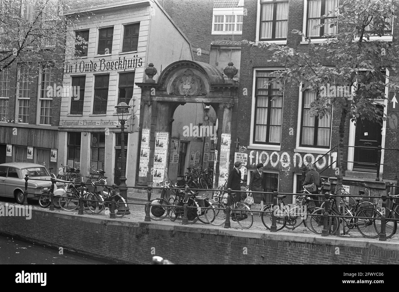 Oudemanhuispoort, Amsterdam, 16. Oktober 1972, Niederlande, 20. Jahrhundert Presseagentur Foto, Nachrichten zu erinnern, Dokumentarfilm, historische Fotografie 1 Stockfoto