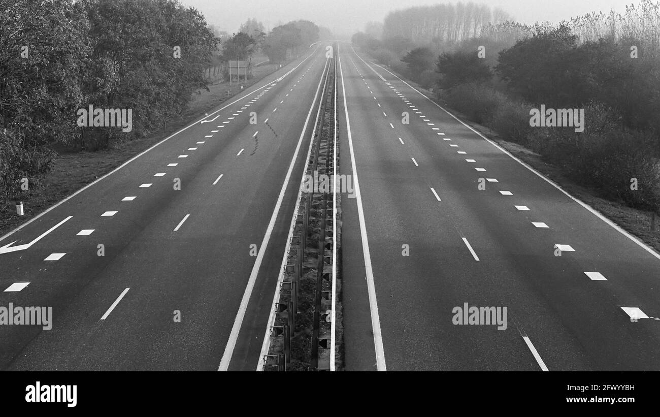 Autofrei Sonntag (1973 Stockfoto