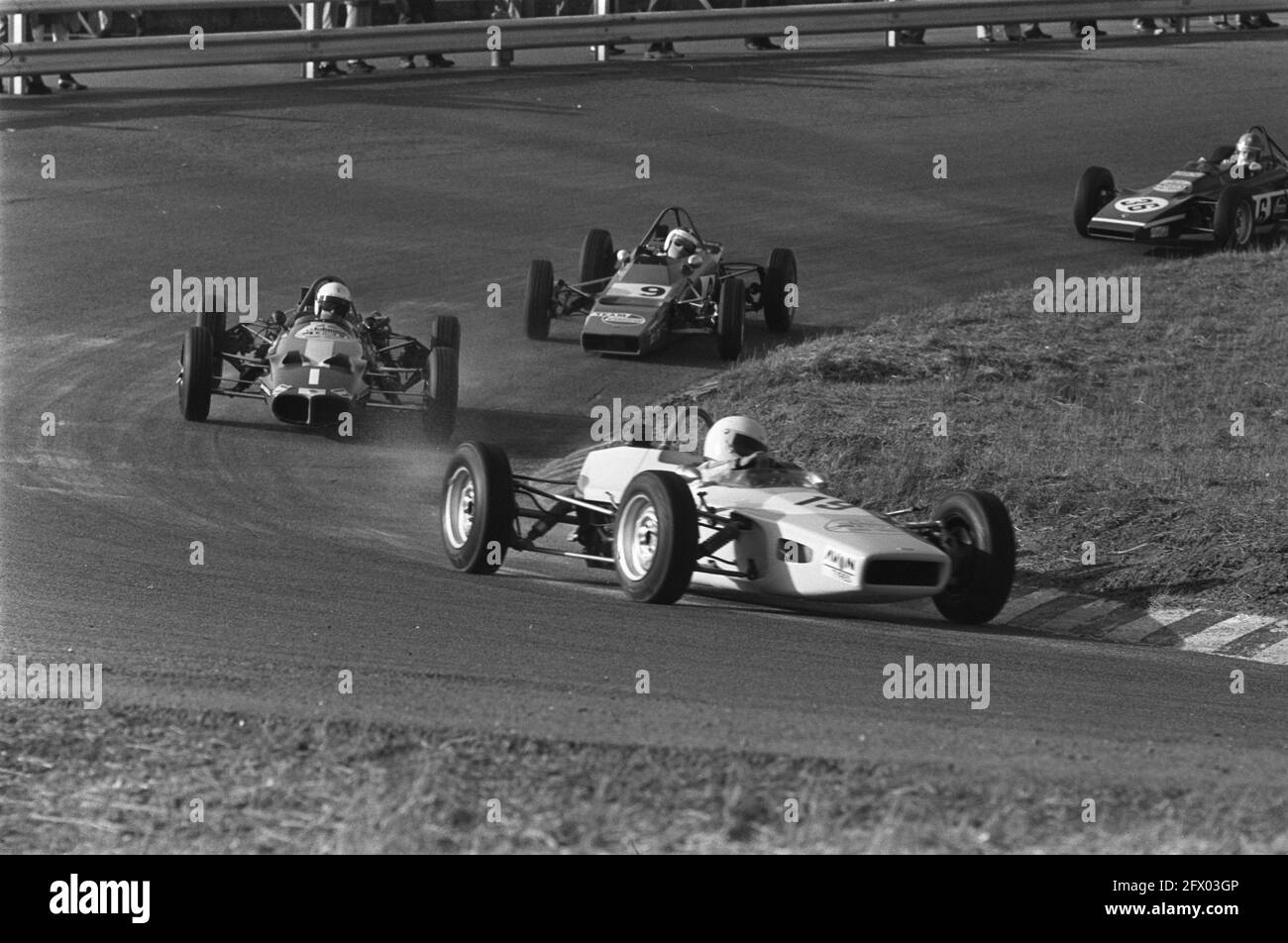 Autorennen in Zandvoort, Osterrennen: Formel-Ford-Rennen, 30. März 1970, Motorsport, Niederlande, 20. Jahrhundert Presseagentur Foto, Nachrichten zu erinnern, Dokumentarfilm, historische Fotografie 1945-1990, visuelle Geschichten, Menschliche Geschichte des zwanzigsten Jahrhunderts, Momente in der Zeit festzuhalten Stockfoto