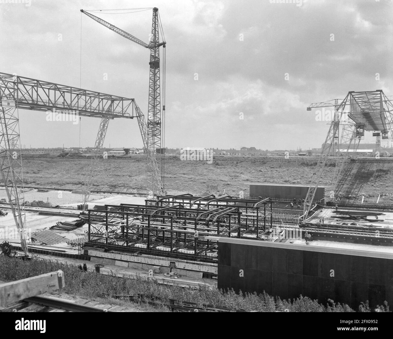 Segments Coentunnel, 16. August 1962, Segments, Niederlande, 20. Jahrhundert Presseagentur Foto, Nachrichten zu erinnern, Dokumentarfilm, historische Fotografie 1945-1990, visuelle Geschichten, Menschliche Geschichte des zwanzigsten Jahrhunderts, Momente in der Zeit festzuhalten Stockfoto