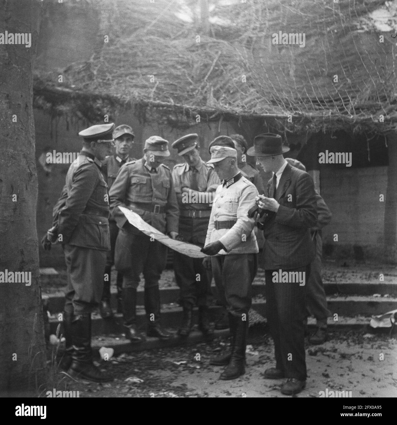 [Series Landmines cleared at Hook of Holland], August 1945, Erholung, zweiter Weltkrieg, Niederlande, 20. Jahrhundert Presseagentur Foto, Nachrichten zu erinnern, Dokumentarfilm, historische Fotografie 1945-1990, visuelle Geschichten, Menschliche Geschichte des zwanzigsten Jahrhunderts, Momente in der Zeit festzuhalten Stockfoto