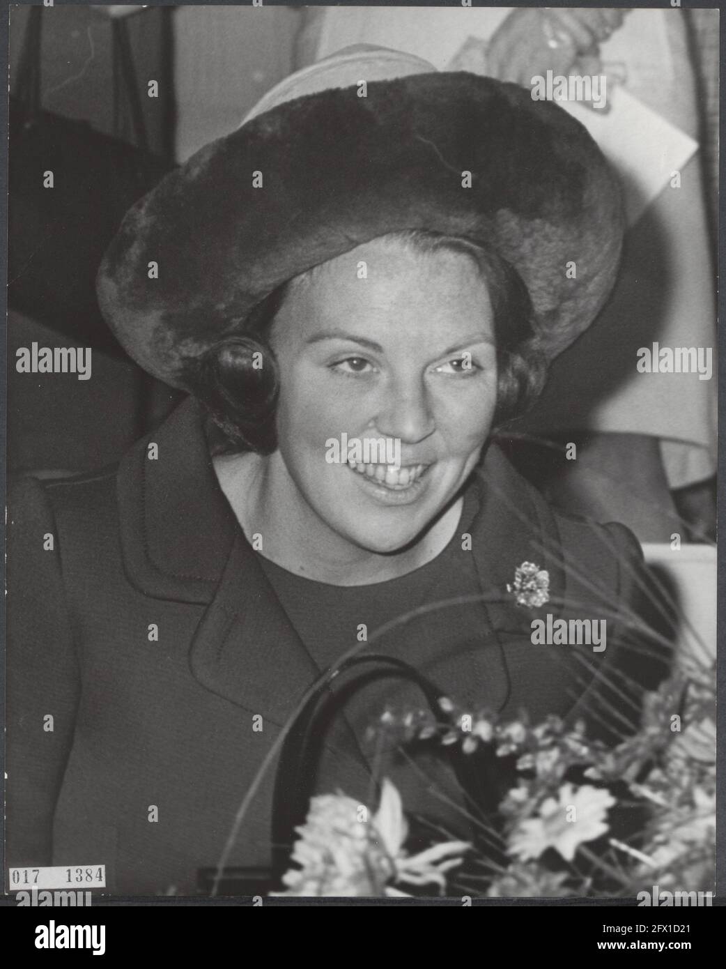 königliche Haus, Prinzessinnen, Porträts, Besuche, Beatrix, prinzessin, 17. Dezember 1967, Besuche, Königshaus, Portraits, Prinzessinnen, Niederlande, Presseagentur des 20. Jahrhunderts, News to remember, Dokumentarfilm, historische Fotografie 1945-1990, visuelle Geschichten, Menschliche Geschichte des zwanzigsten Jahrhunderts, Momente in der Zeit festzuhalten Stockfoto