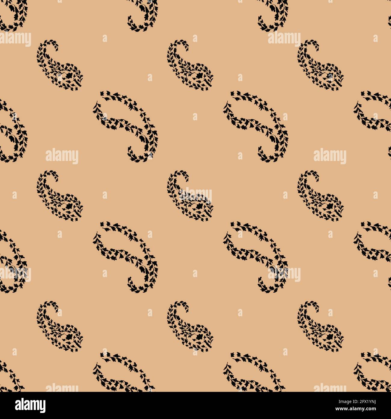 Nahtloses Paisley-Muster Stock Vektor