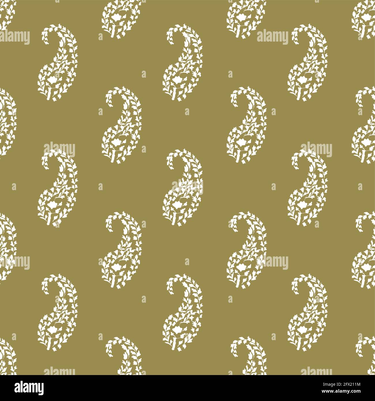 Nahtlose Paisleymuster Stock Vektor