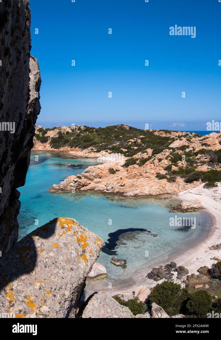 Cala Coticchio, isola di Caprera, Sardegna Stockfoto