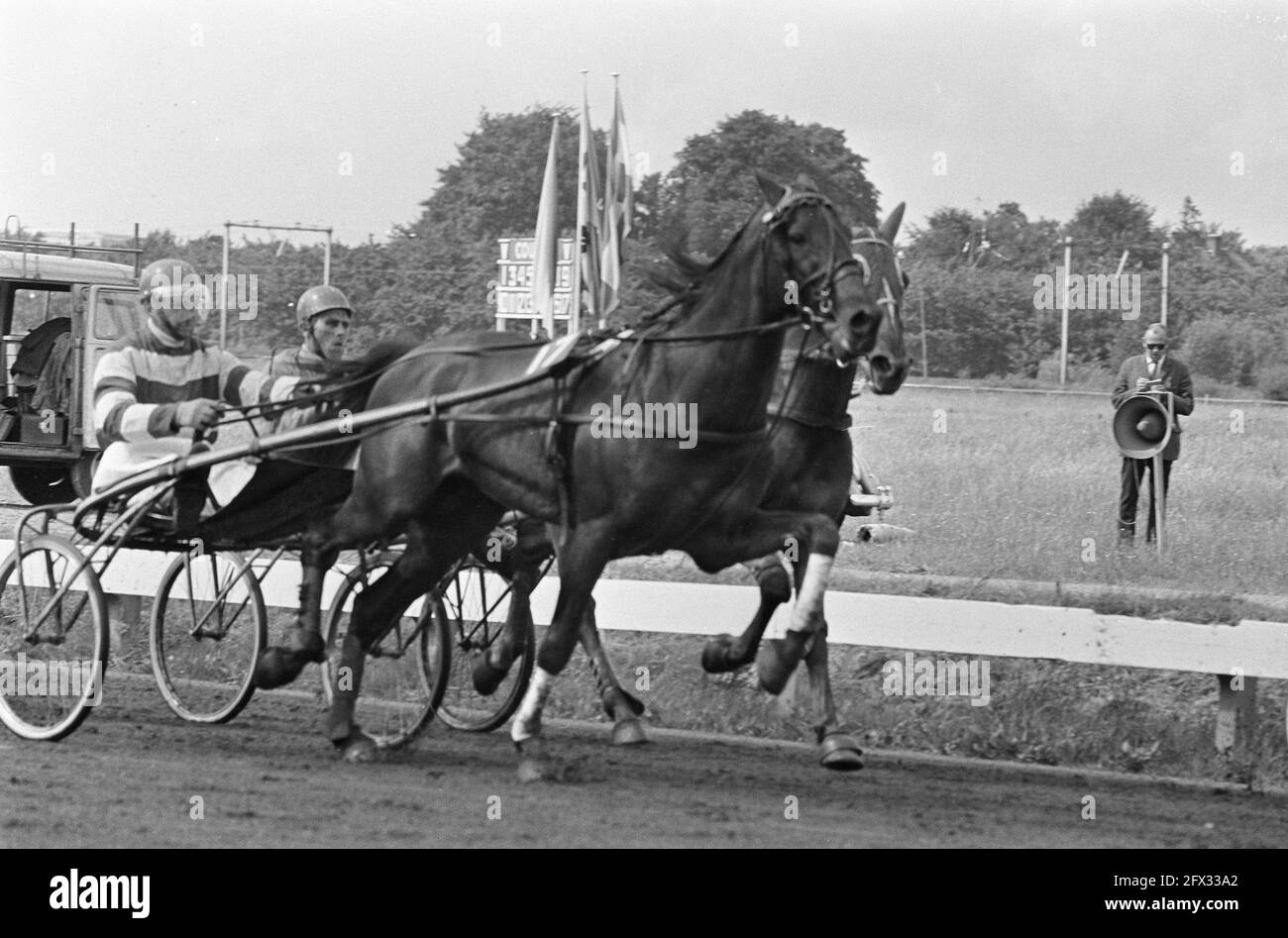 Mereveld, The Golden Whip, 19. Juni 1966, PAARDENRACES, Niederlande, Presseagentur des 20. Jahrhunderts, Foto, Nachrichten zum erinnern, Dokumentarfilm, historische Fotografie 1945-1990, visuelle Geschichten, Menschliche Geschichte des zwanzigsten Jahrhunderts, Momente in der Zeit festzuhalten Stockfoto