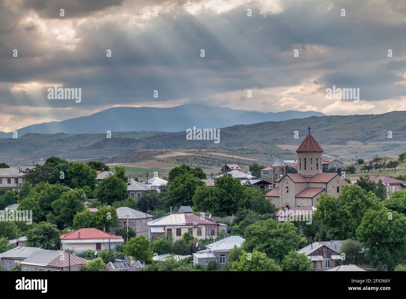 St. Marine Kirche in der Stadt Akhaltsikhe, Georgien Stockfoto