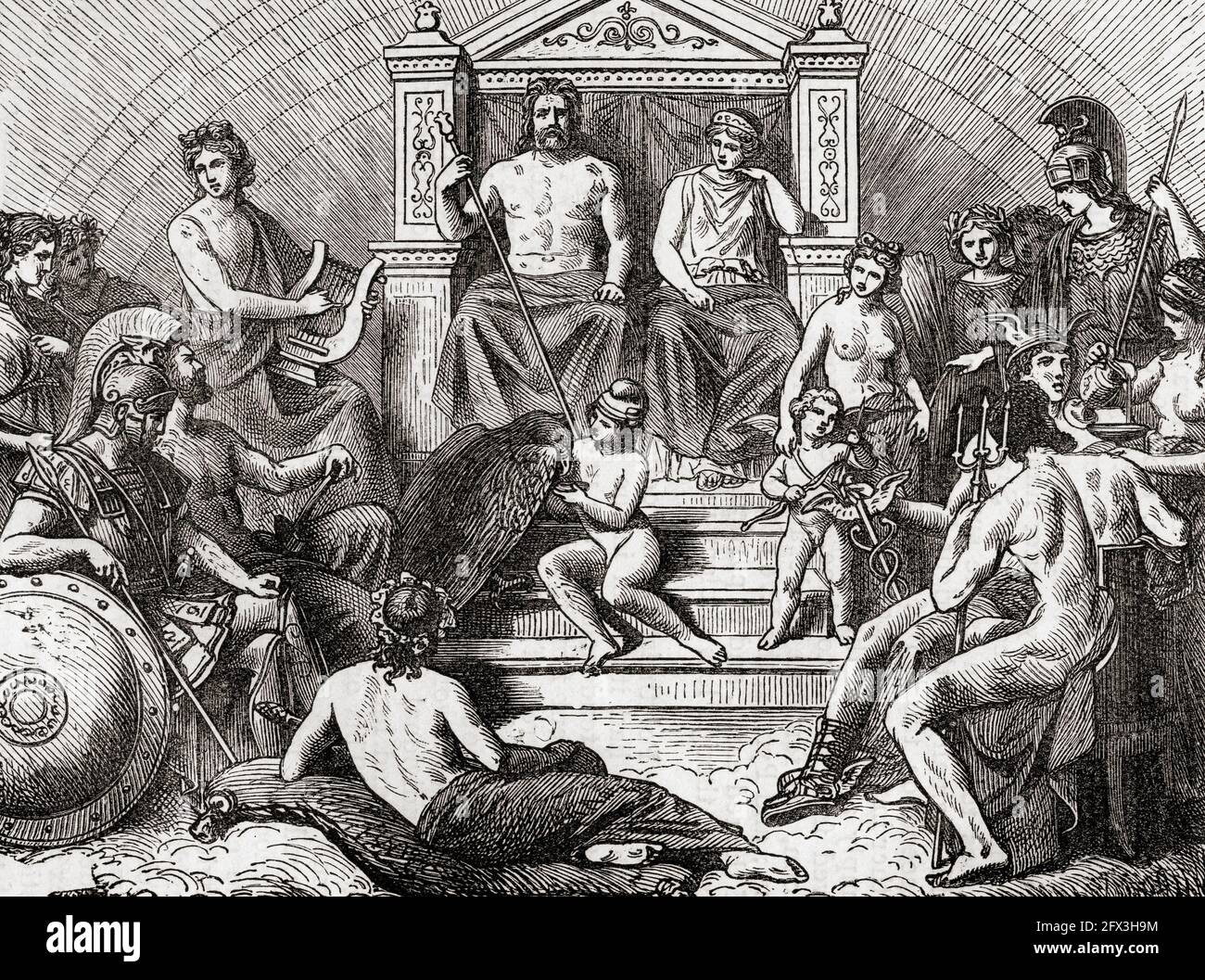 Zeus und götter auf dem mount olympus -Fotos und -Bildmaterial in hoher  Auflösung – Alamy