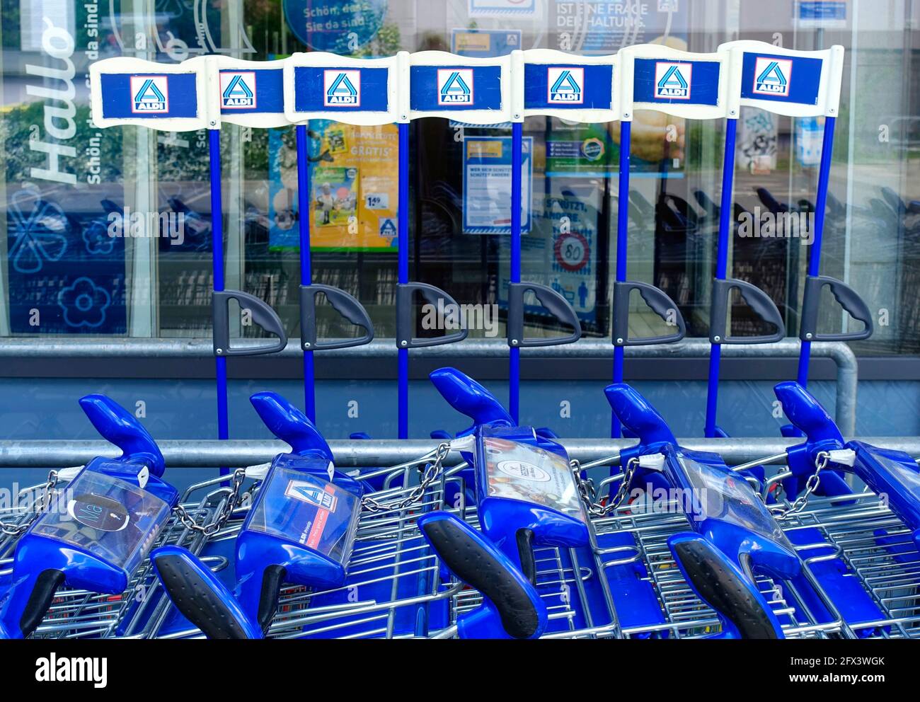 Aldi Nord, Köpenick, Berlin, Deutschland Stockfoto