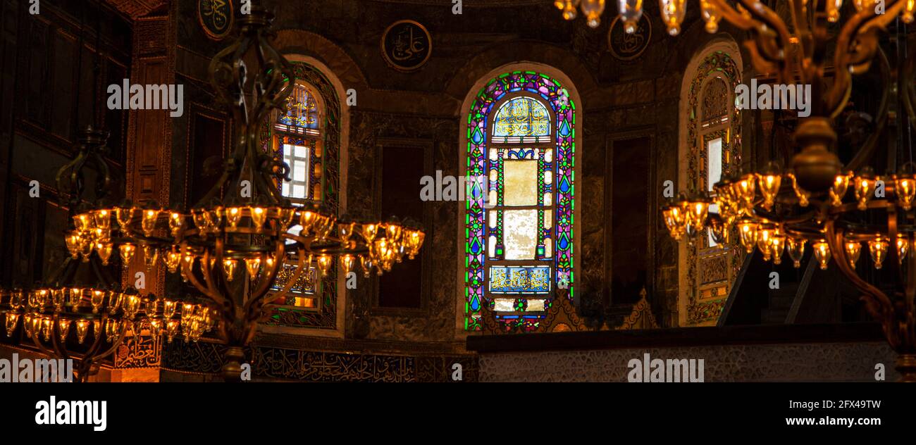 Türkei; Istanbul; Sultanahmet hat seinen Namen von der Sultanahmet Camil, der Blauen Moschee, und ist das Herz der Altstadt. Stockfoto