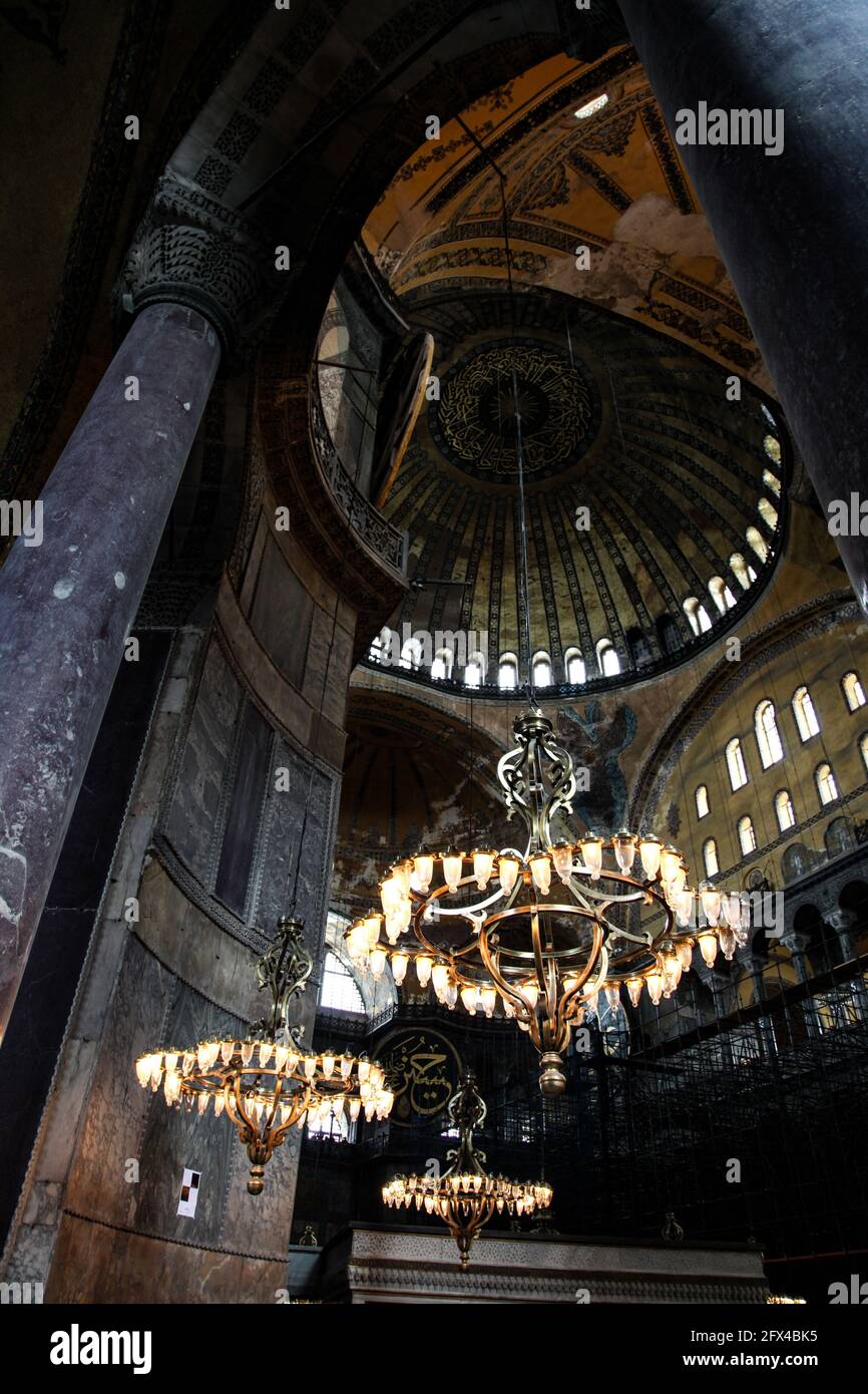 Türkei; Istanbul; Sultanahmet hat seinen Namen von der Sultanahmet Camil, der Blauen Moschee, und ist das Herz der Altstadt. Stockfoto