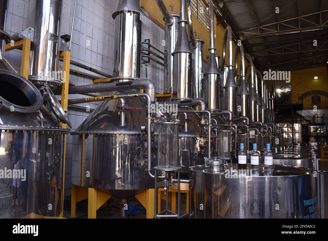 Tequila Distillery, destileria de tequila Stockfoto