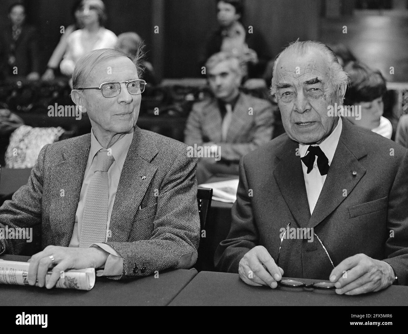 Gerard holt und Bernard Bijvoet (1979 Stockfoto