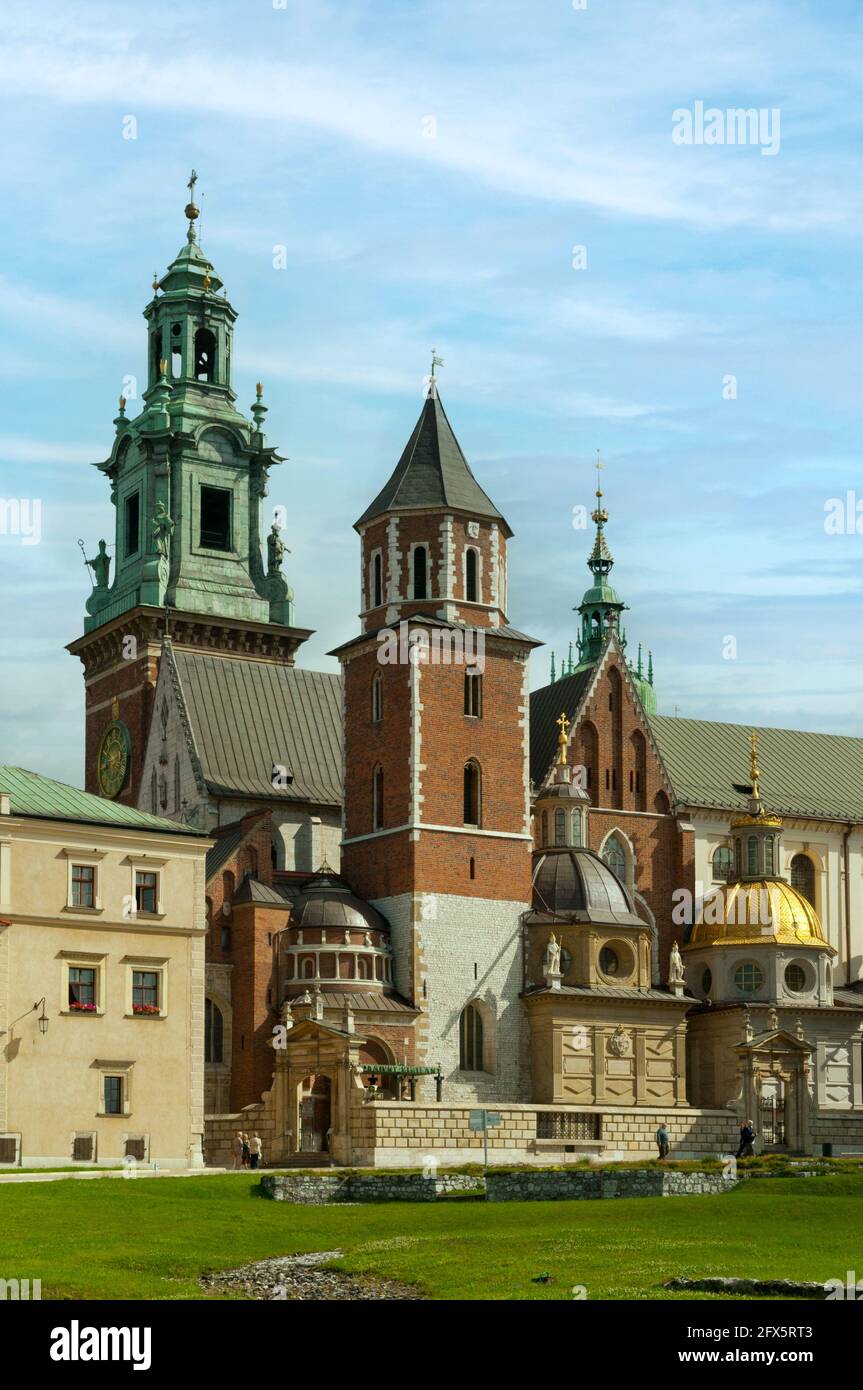 Kathedrale im Wawel-Schloss, Krakau, Polen Stockfoto