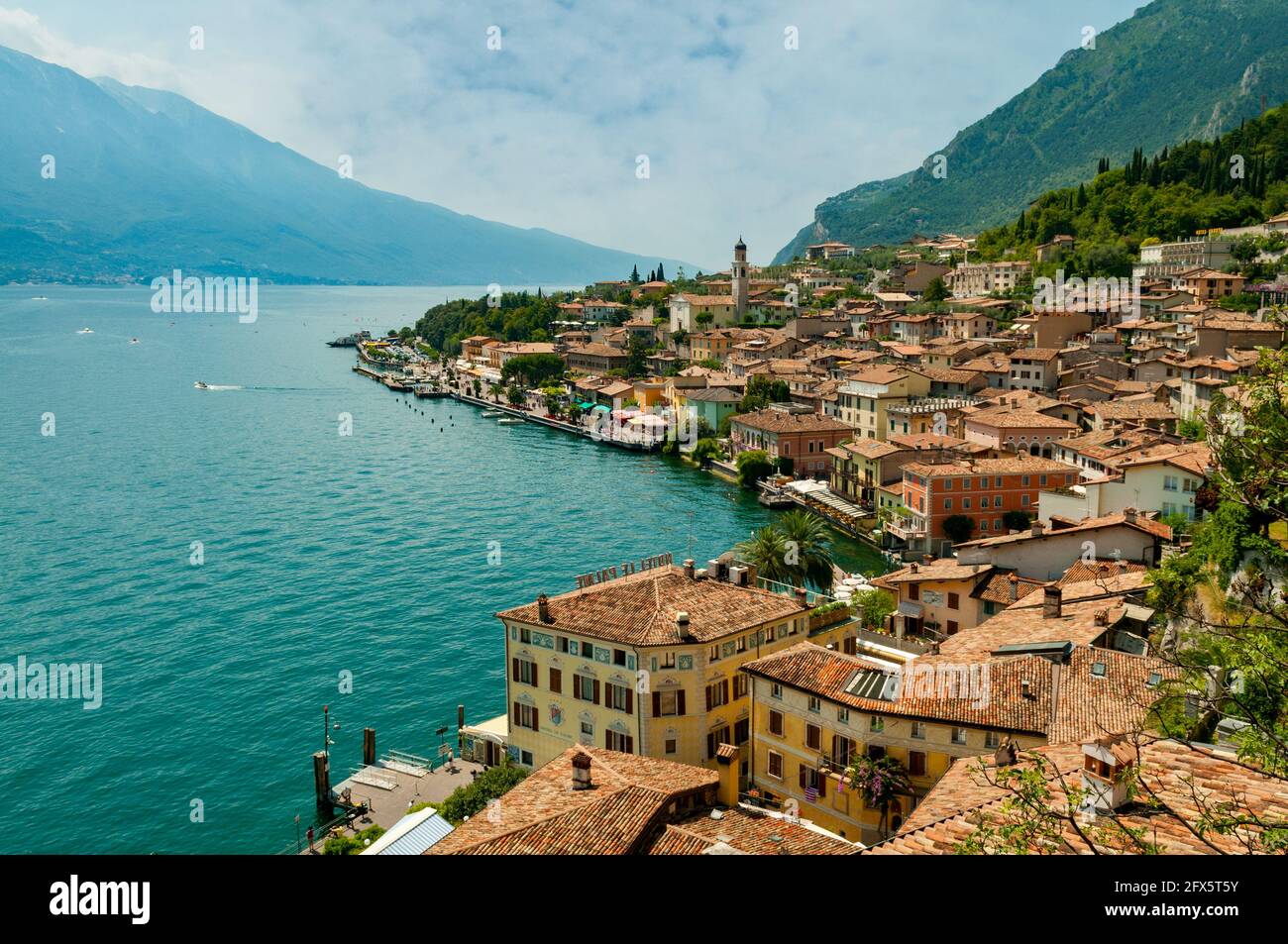Limone Sul Garda, Gardasee, Italien Stockfoto