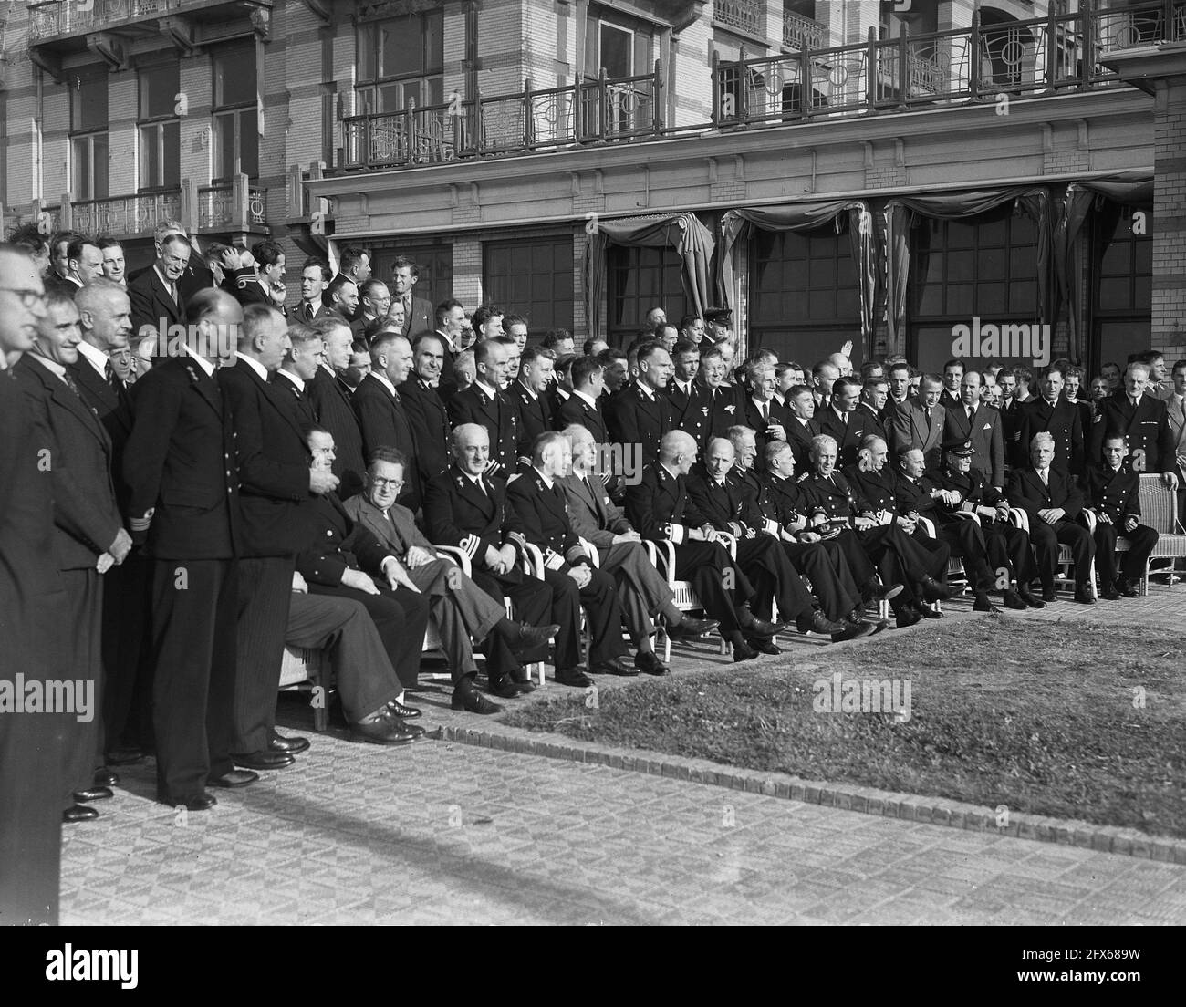 Gedenken an den dreißigsten HLD, 29. September 1947, HERDENKING, Niederlande, Foto der Presseagentur des 20. Jahrhunderts, Nachrichten zur Erinnerung, Dokumentarfilm, historische Fotografie 1945-1990, visuelle Geschichten, Menschliche Geschichte des zwanzigsten Jahrhunderts, Momente in der Zeit festzuhalten Stockfoto