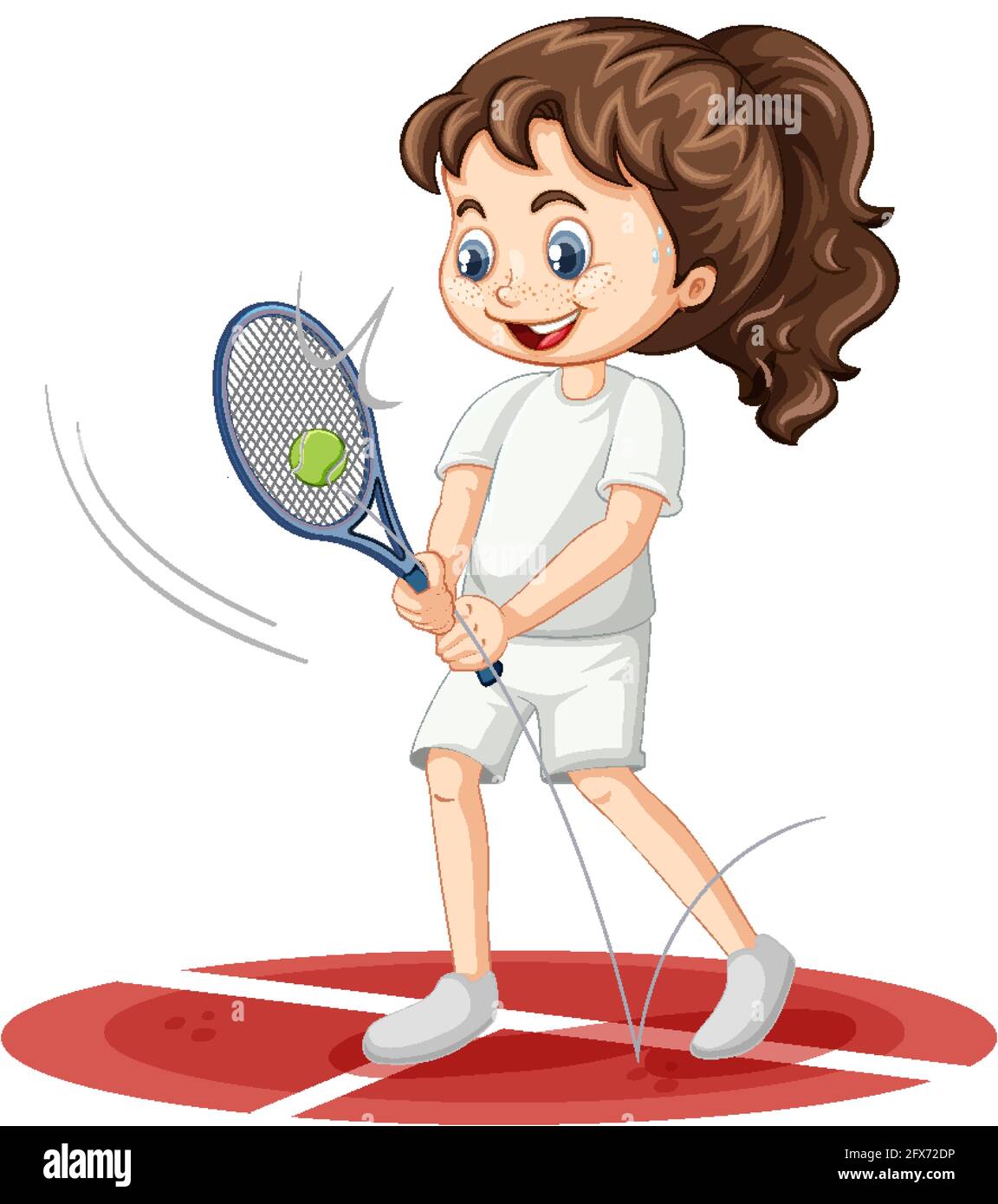 Tennis cartoon -Fotos und -Bildmaterial in hoher Auflösung – Alamy