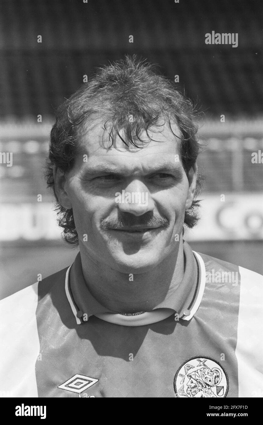 Jan Wouters, 3. Juli 1989, Porträts, Spieler, Sport, Fußball, Niederlande, Foto der Presseagentur des 20. Jahrhunderts, zu erinnerende Nachrichten, Dokumentarfilm, historische Fotografie 1945-1990, visuelle Geschichten, Menschliche Geschichte des zwanzigsten Jahrhunderts, Momente in der Zeit festzuhalten Stockfoto