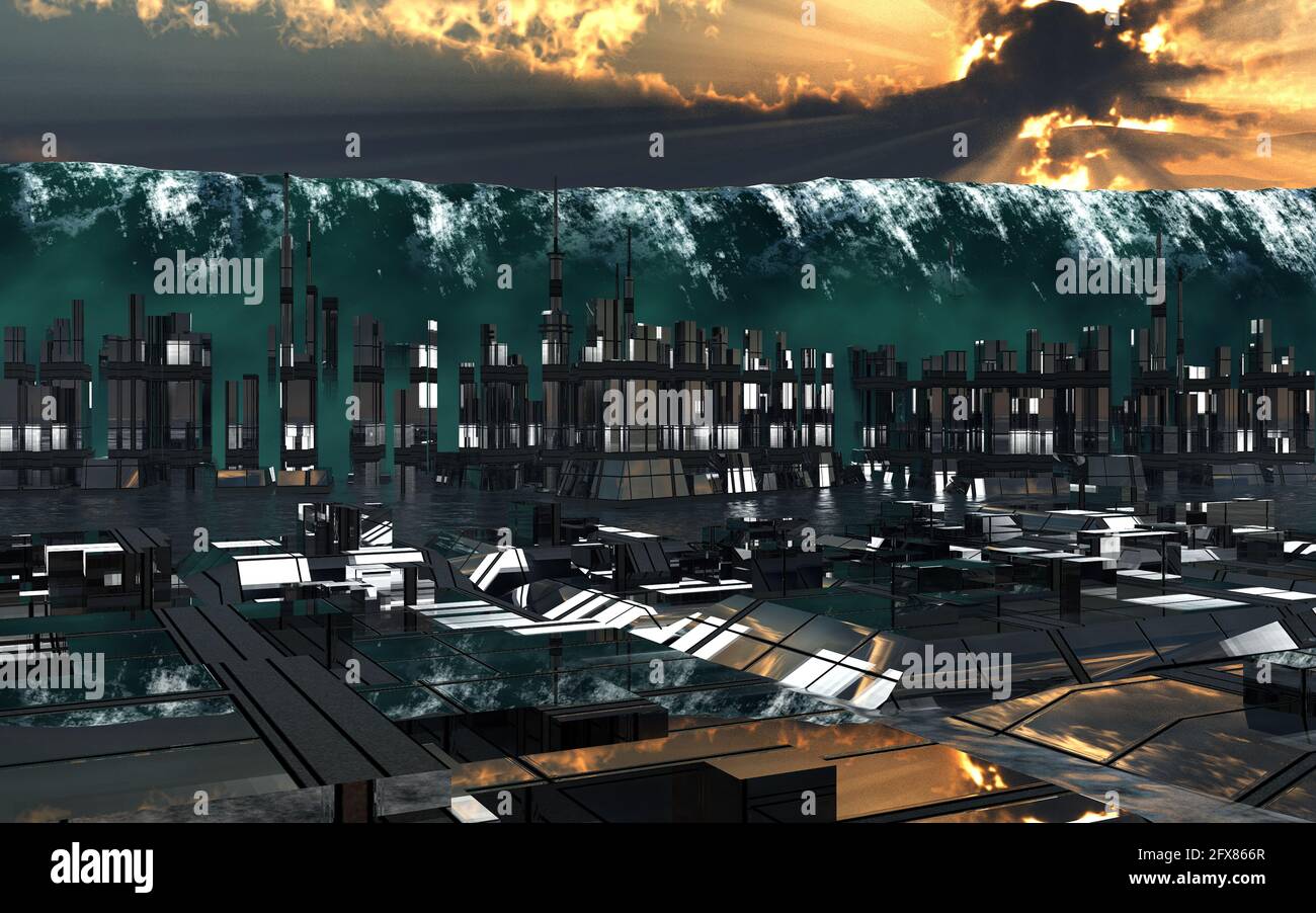 Tidal Wave Stockfoto