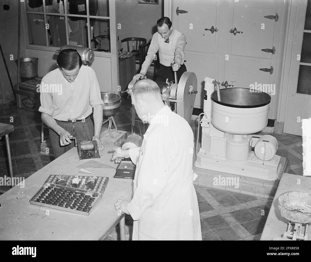 Baker's Trade School Blau ERF, 26. Juni 1949, Niederlande, Presseagentur des 20. Jahrhunderts, Foto, News to remember, Dokumentarfilm, historische Fotografie 1945-1990, visuelle Geschichten, Menschliche Geschichte des zwanzigsten Jahrhunderts, Momente in der Zeit festzuhalten Stockfoto