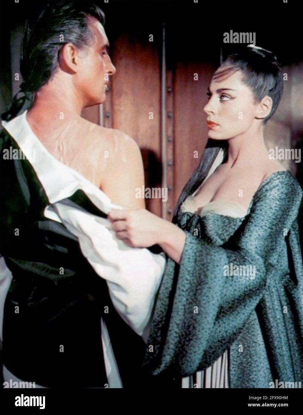 MOONFLEET 1956 MGM Film mit Viveca Lindfors und Stewart Granger Stockfoto