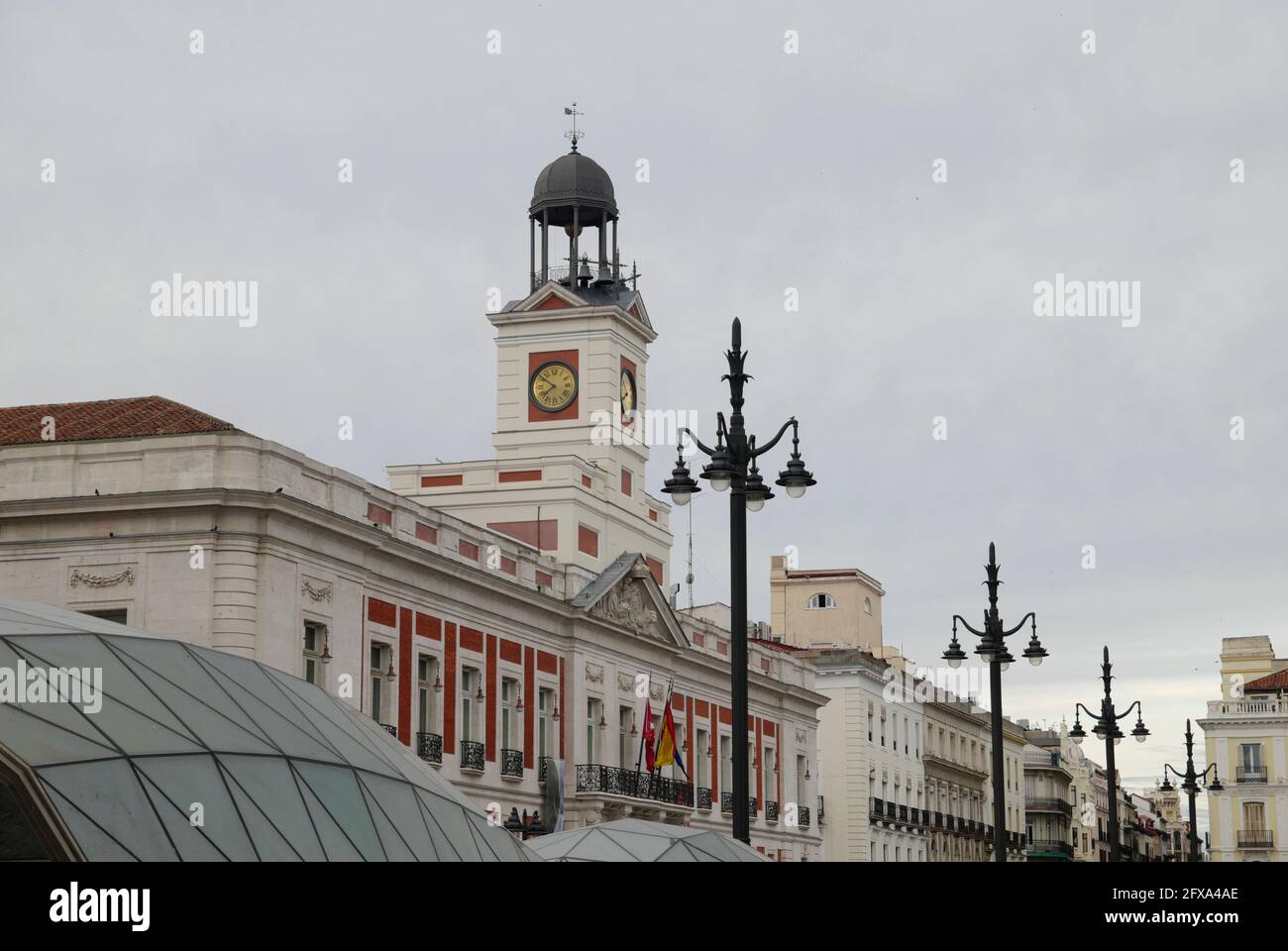 Tor der Sonne (Puerta del Sol) von Madrid, Spanien Stockfoto
