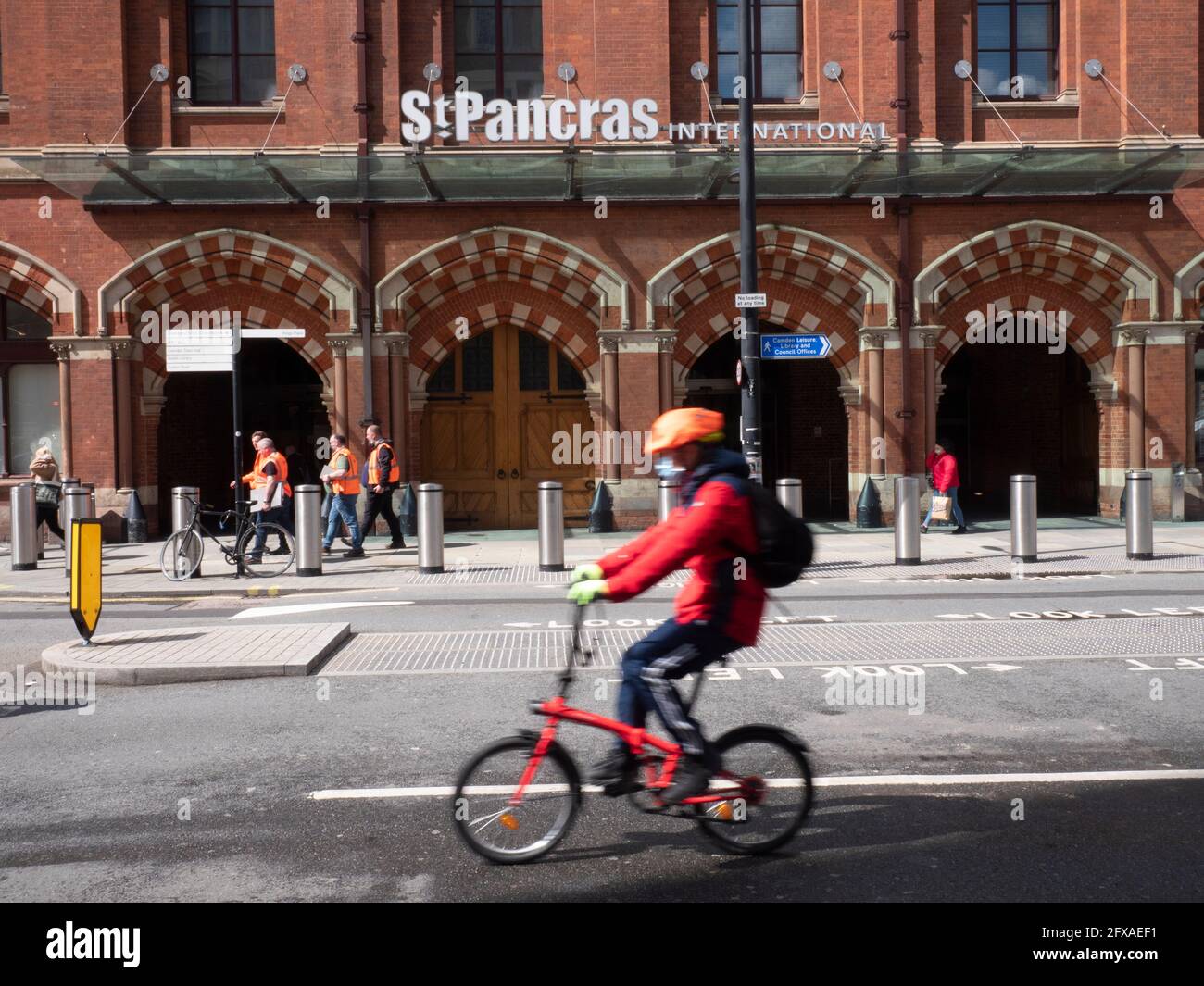 London St. Pancras International Station, Endstation im Zentrum von London Stockfoto