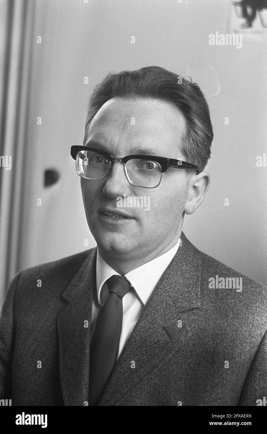 Dr. Hogerwerf, Auftrag Gelderlander, 13. Februar 1969, Niederlande, 20. Jahrhundert Presseagentur Foto, Nachrichten zu erinnern, Dokumentarfilm, historische Fotografie 1945-1990, visuelle Geschichten, Menschliche Geschichte des zwanzigsten Jahrhunderts, Momente in der Zeit festzuhalten Stockfoto