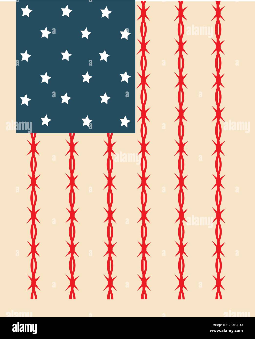 Für Was Stehen Die Streifen Auf Der Amerikanischen Flagge Amerikanisches kriegsgebiet Stock-Vektorgrafiken kaufen - Alamy