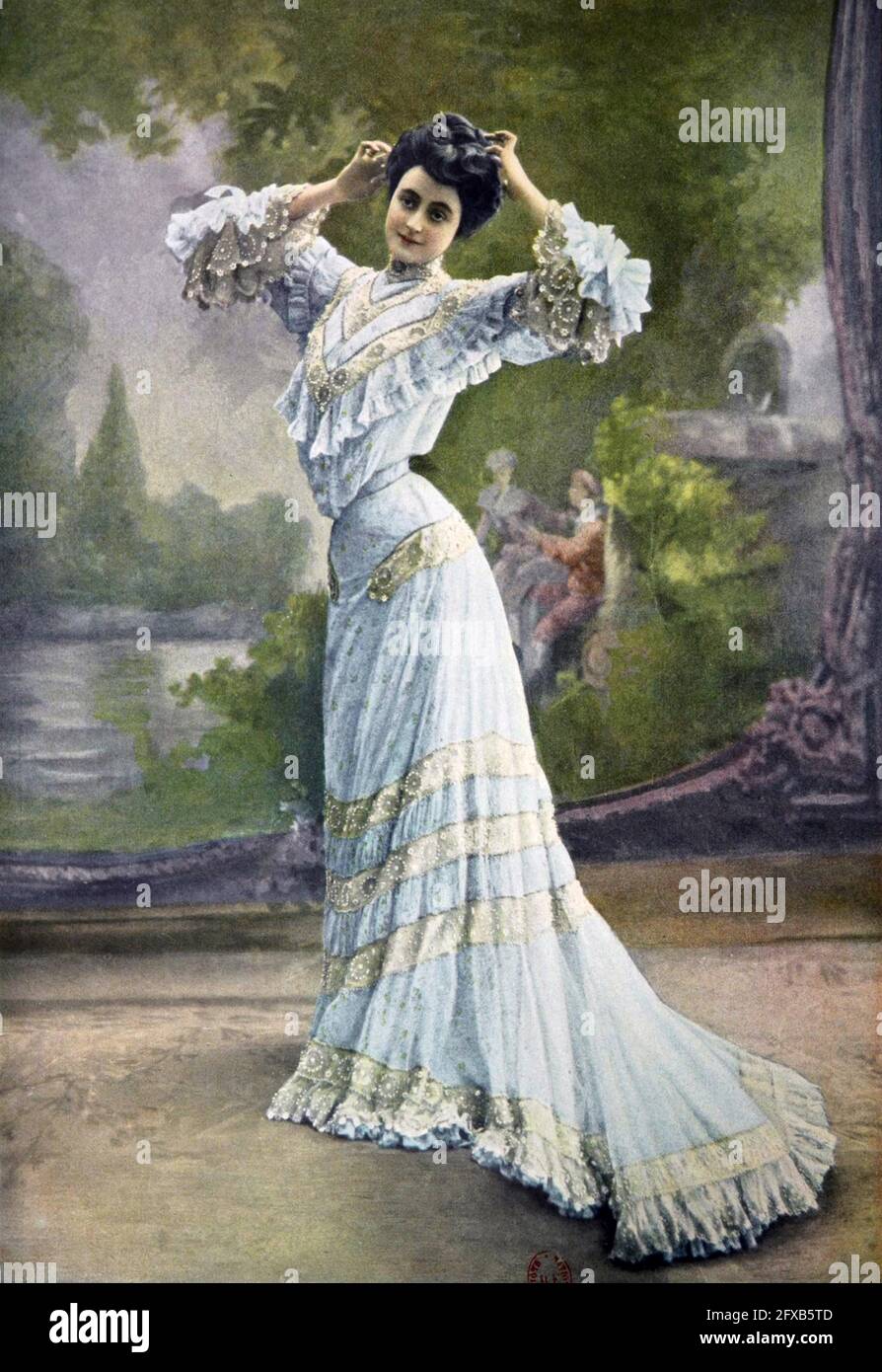 Léopold-Émile Reutlinger Vintage-Fotografie. Stockfoto