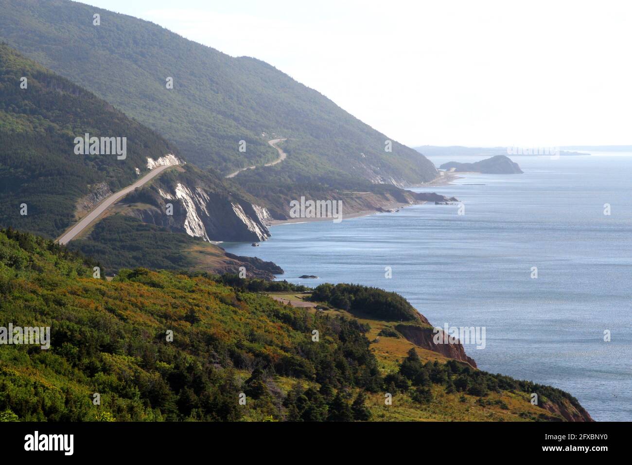 Cabot Trail, Ziel Cape Breton, Nova Scotia Stockfoto