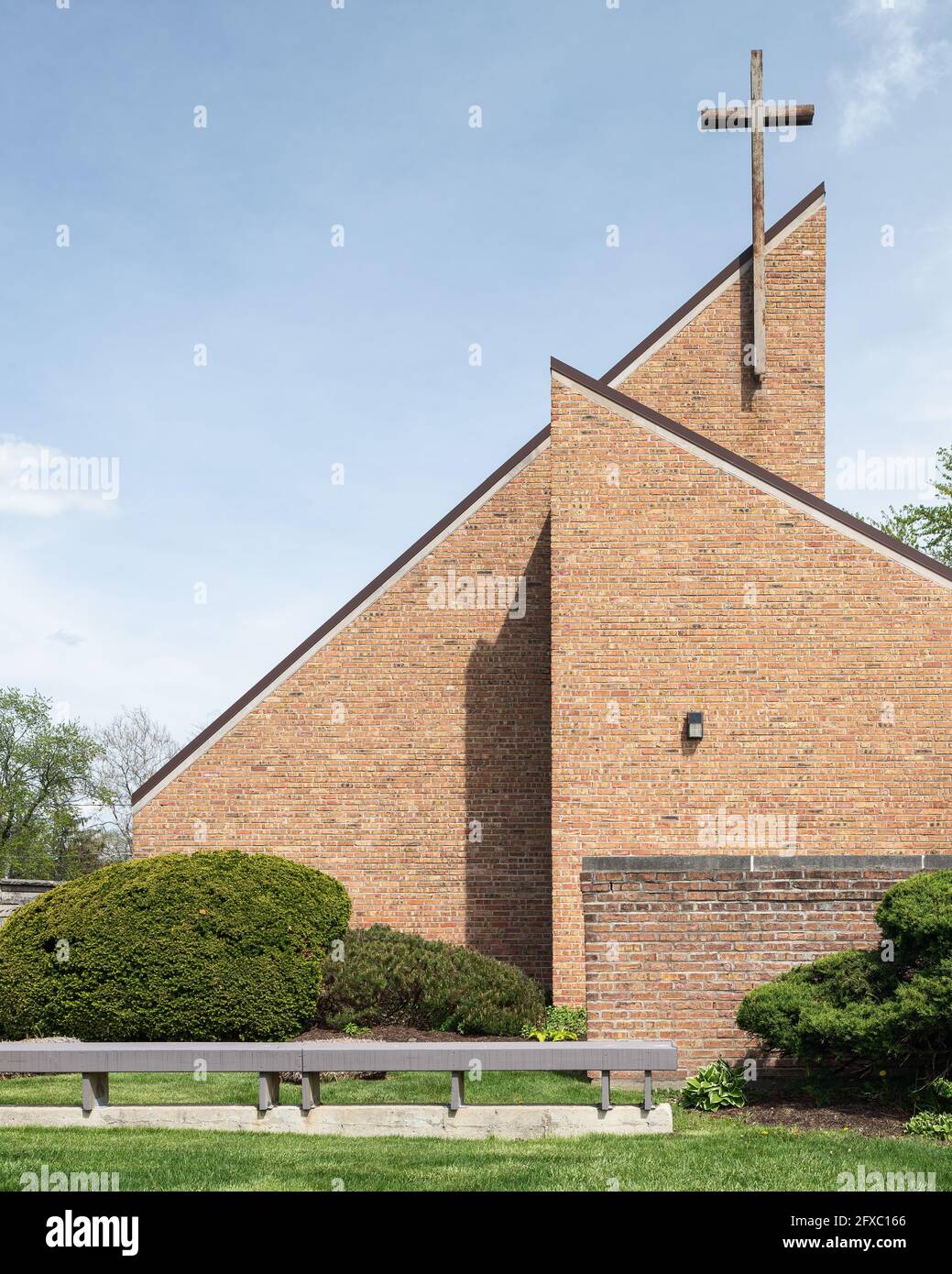 St. Ambrose Episcopal Church entworfen von Edward Dart Stockfoto