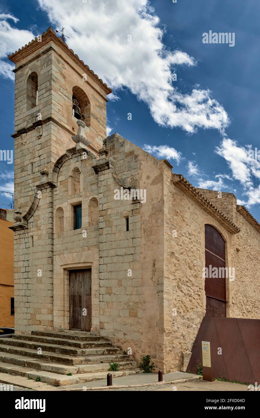 Kirche von San Pedro die älteste in der Villa de San Mateo in der Provinz Castellón, Spanien, Europa Stockfoto
