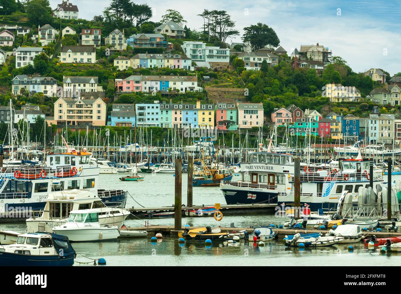Dartmouth Harbour, Dartmouth, Devon, England Stockfoto