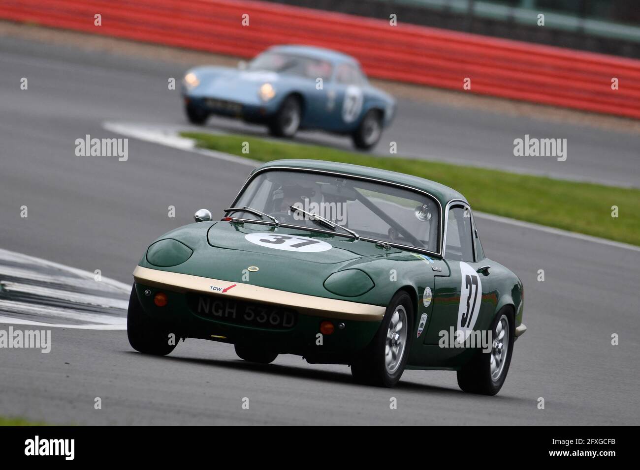 Mervyn Selwyn, Lotus Elan S3, HSCC Historic Road Sports Championships, Historic Sports Car Club, HSCC, International Trophy Meeting, Silverstone Grand Stockfoto