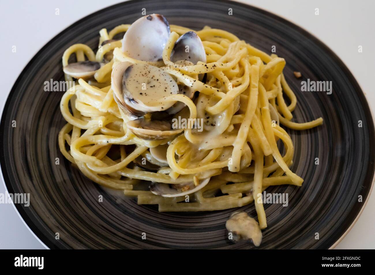 Italienische Küche Pasta Stockfoto