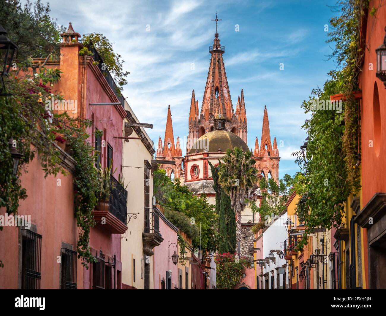 San Miguel de Allende in Guanajuato, Mexiko. Stockfoto