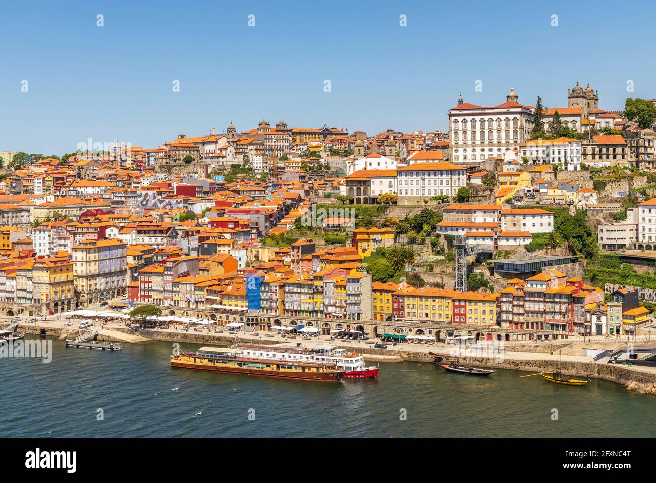 Historische Häuser der schönen Stadt Porto, Nordregion, Portugal Stockfoto