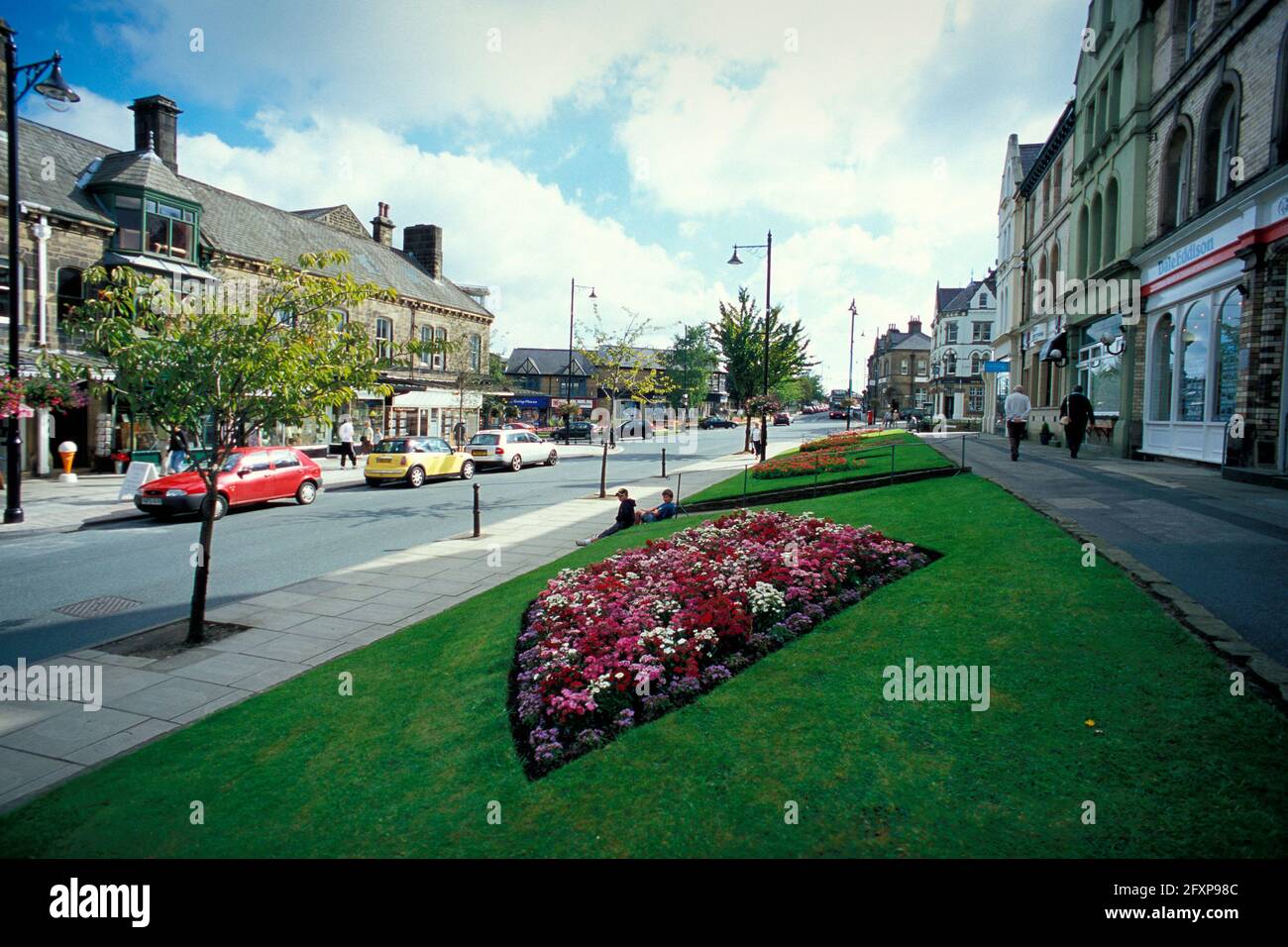 The Grove Ilkley West Yorkshire England Großbritannien Stockfoto