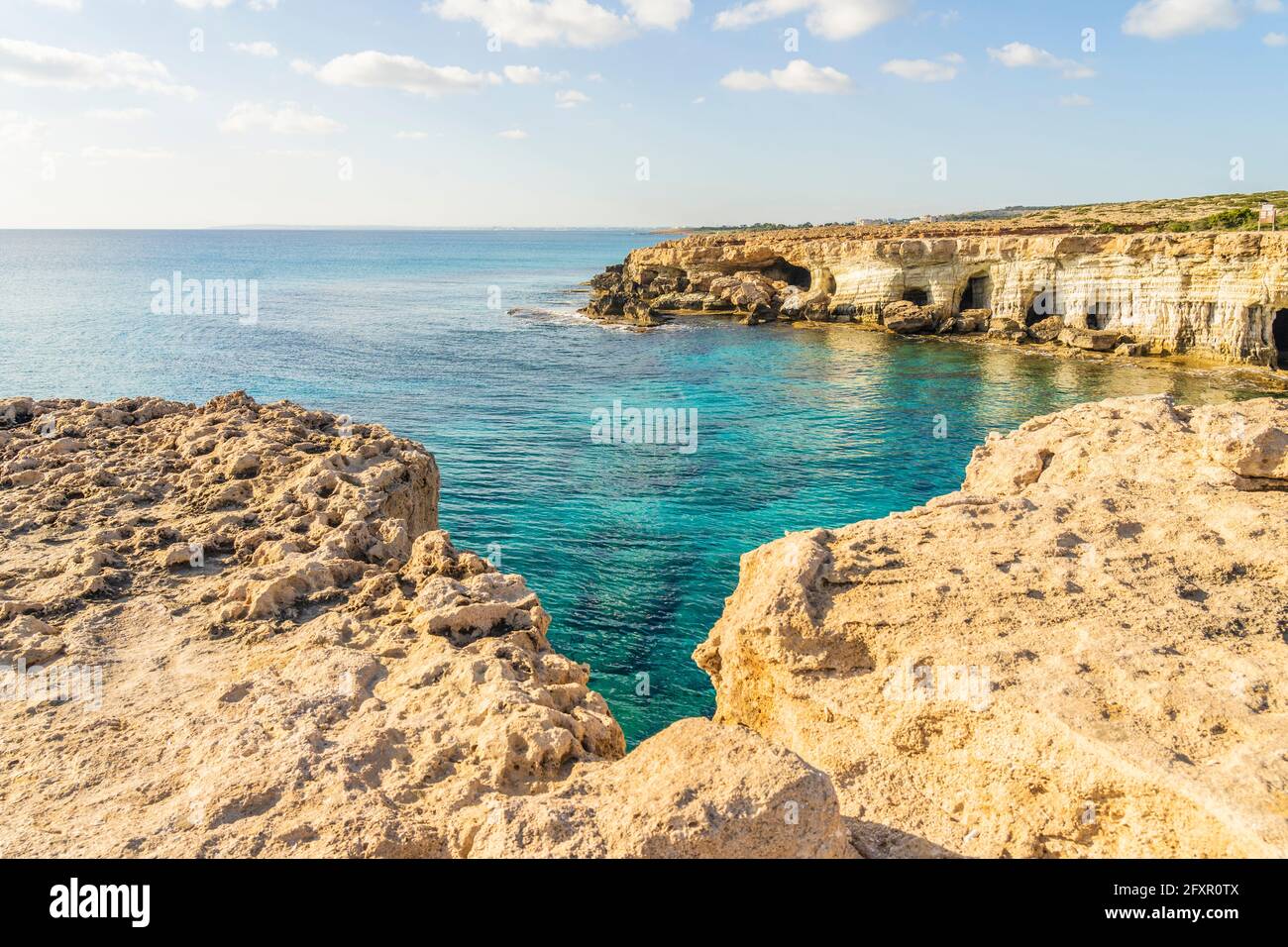 Cape Greco in Ayia Napa, Famagusta District, Zypern, Mittelmeer, Europa Stockfoto