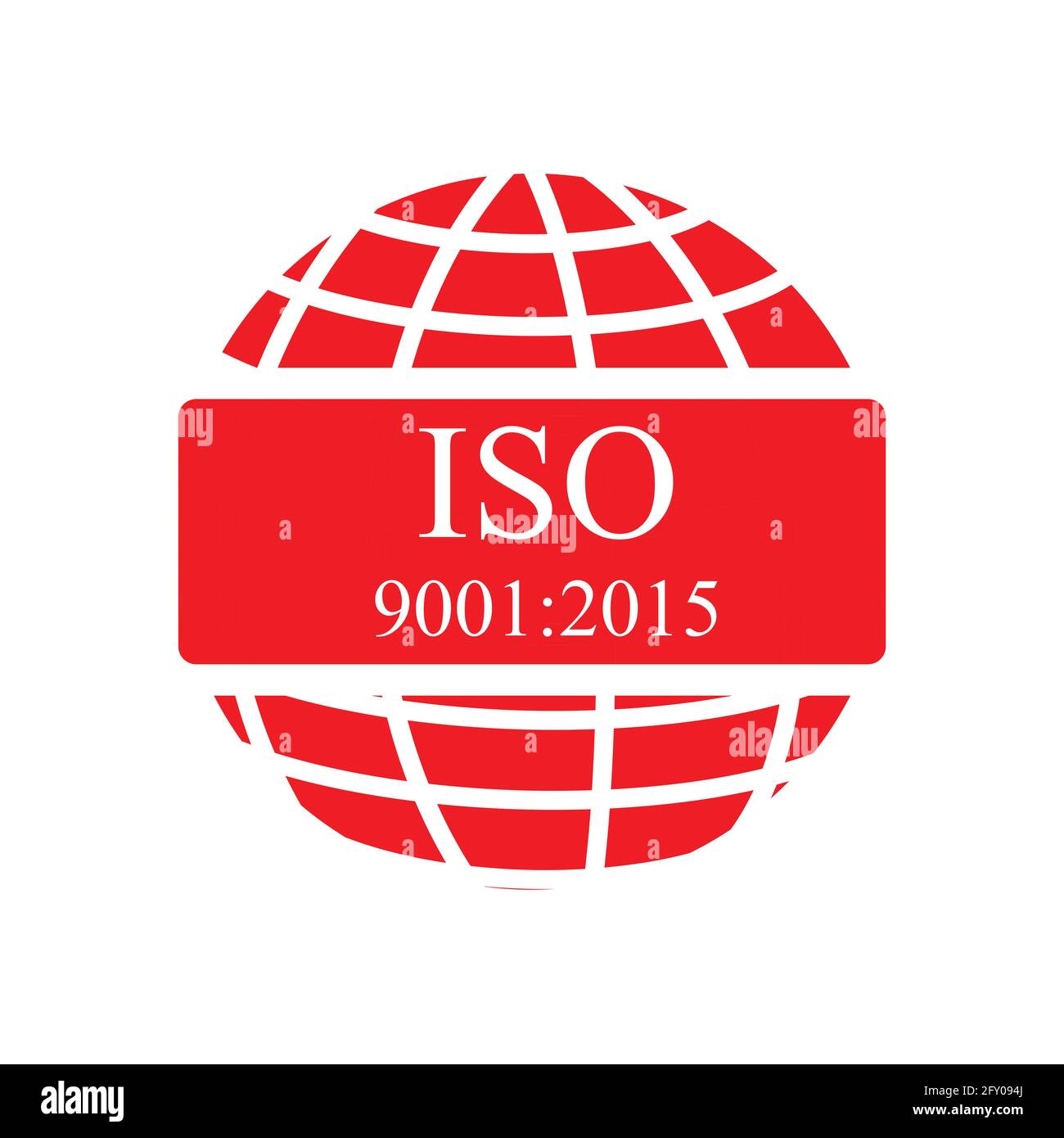 ISO-Symbolumriss. Symbol für isolierte Vektorzeichen. Stock Vektor