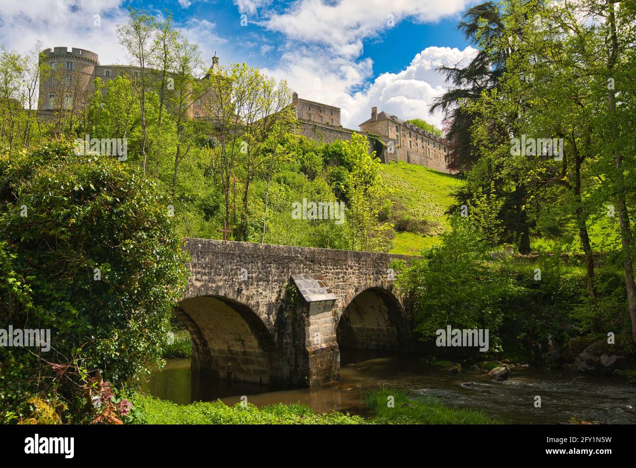 Chateau de Chastellux in Burgund in Frankreich Stockfoto