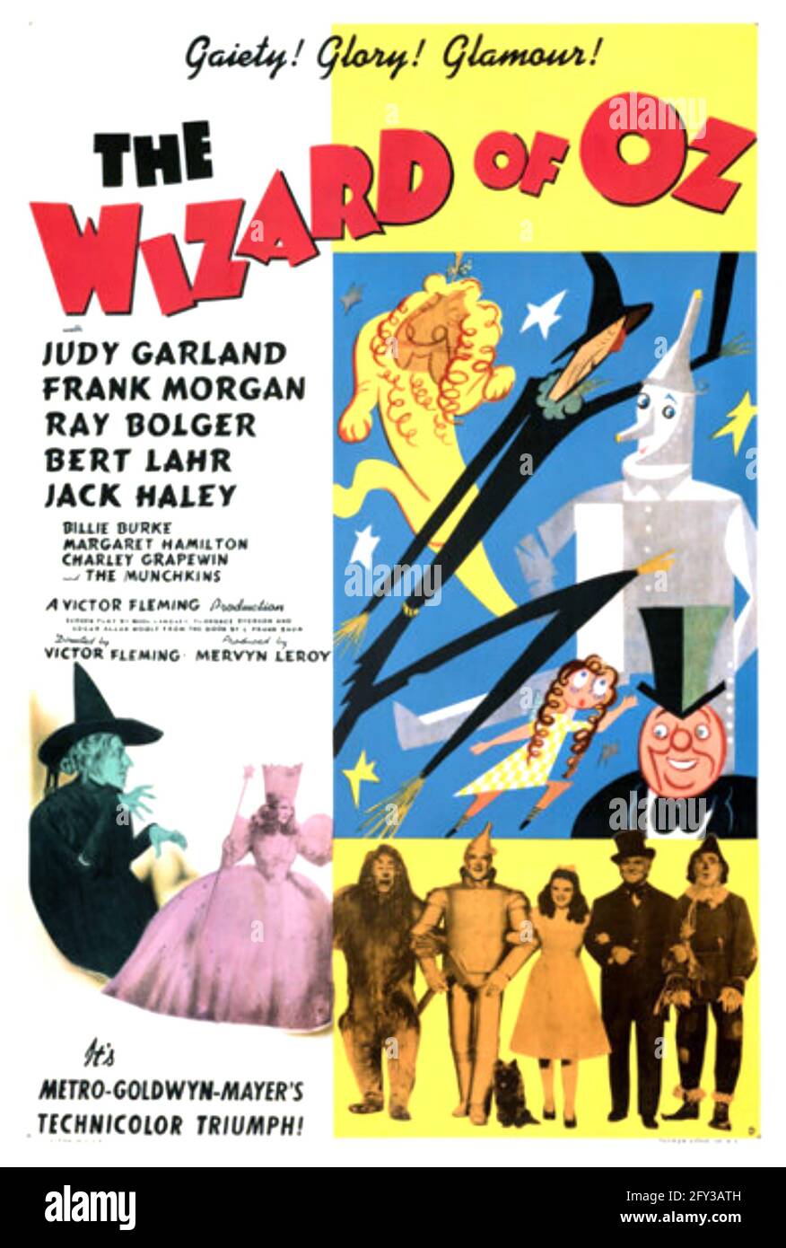 Der Zauberer von Oz MGM Film 1939 Stockfoto