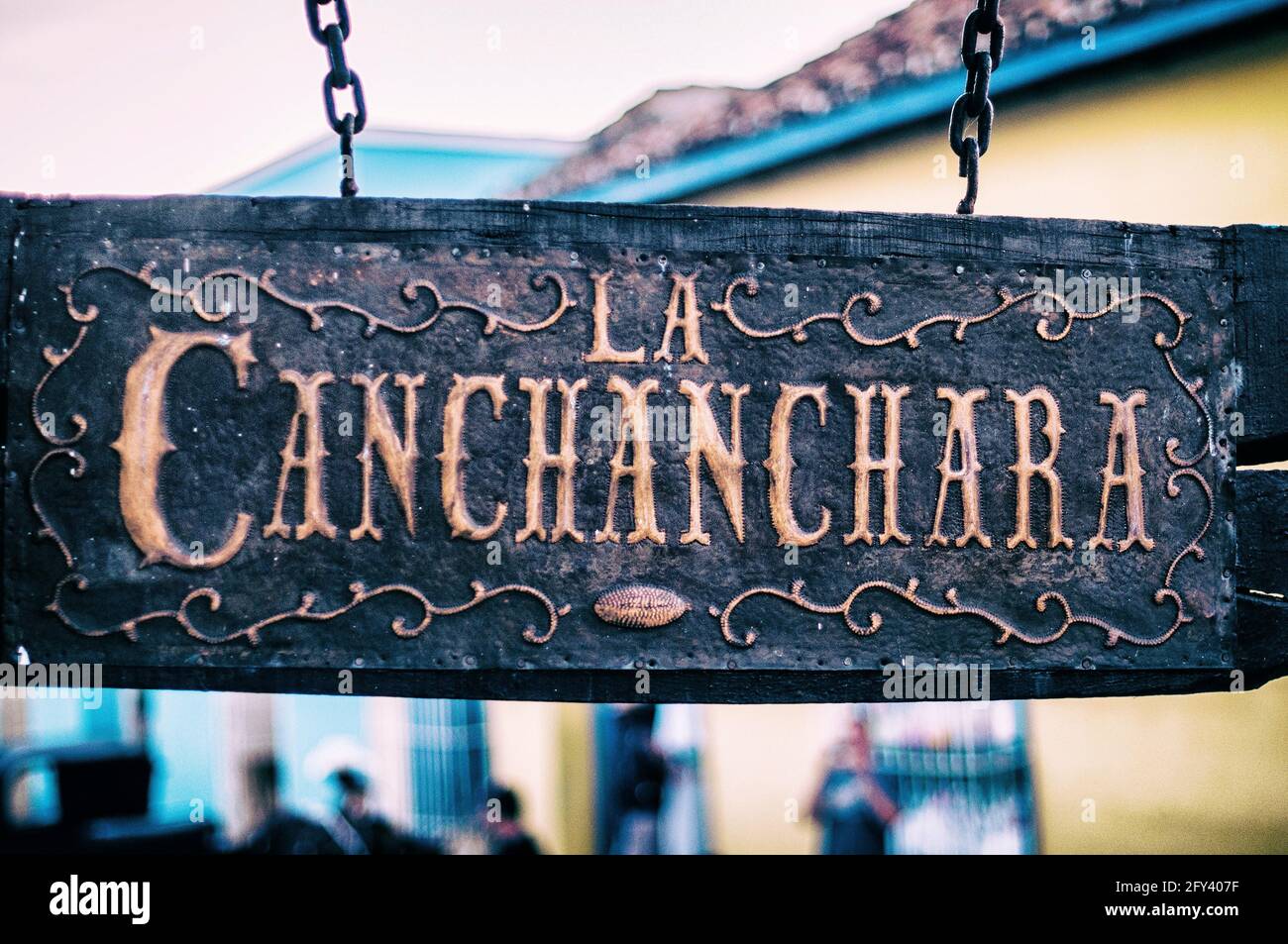 La Canchánchara. Trinidad, Kuba. Stockfoto