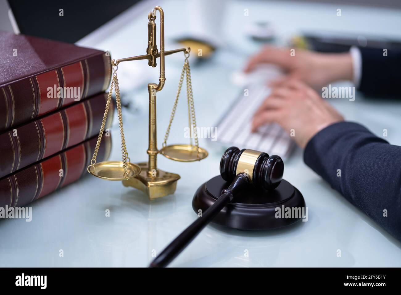 Legal Tech Und Court Law Technology Konzept Stockfoto