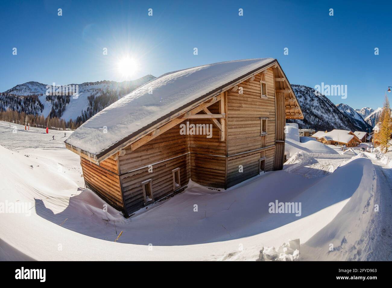 FRANKREICH, ALPES-MARITIMES (06) ISOLA 2000, STATION DU MERCANTOUR Stockfoto