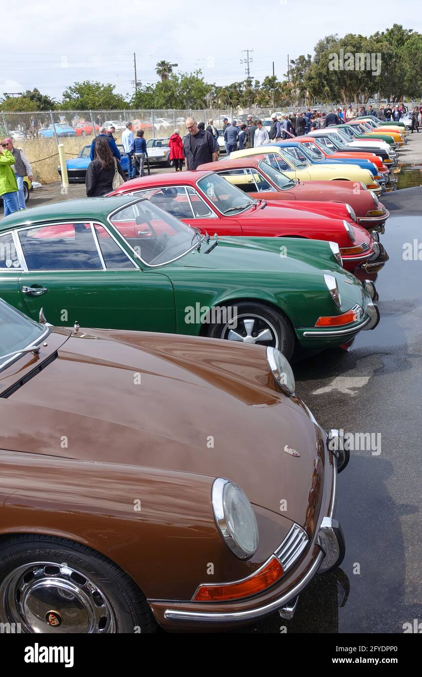 San Pedro, USA, 7. Mai 2017 The Luftgekühlt 4, Air Cooled Porsche Gathering 2017 Stockfoto